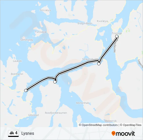 4 Ferry Line Map