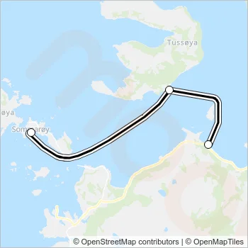 5 Ferry Line Map