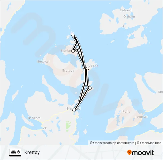 6 Ferry Line Map