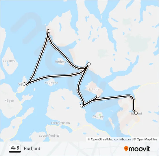 9 Ferry Line Map