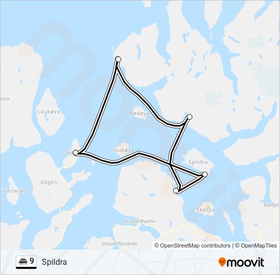 9 ferry Line Map