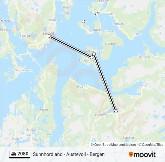 2080 Ferry Line Map