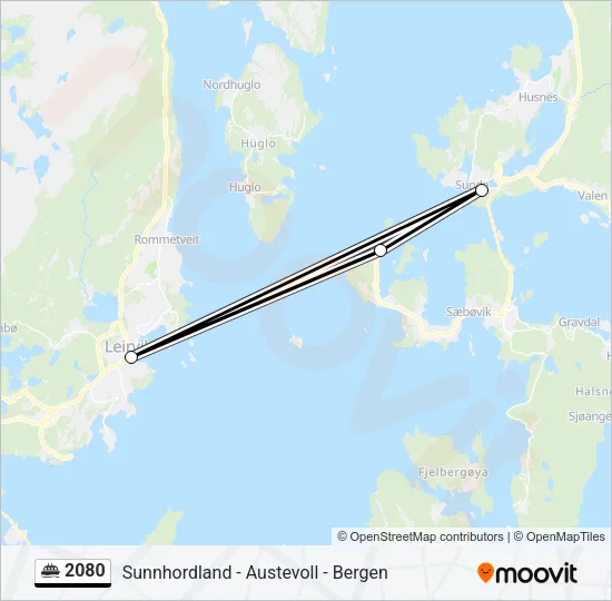 2080 Ferry Line Map