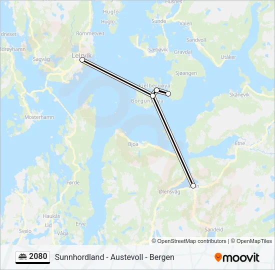 2080 Ferry Line Map