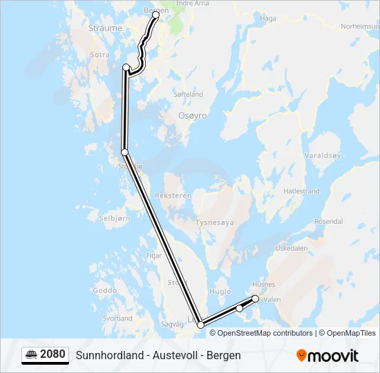 2080 Ferry Line Map