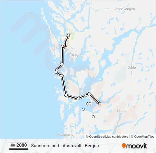 2080 Ferry Line Map