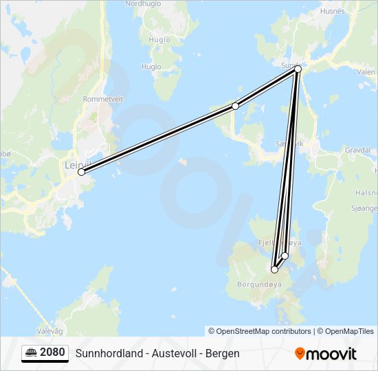 2080 Route: Schedules, Stops &amp; Maps - Ranavik-Sunde (Updated)