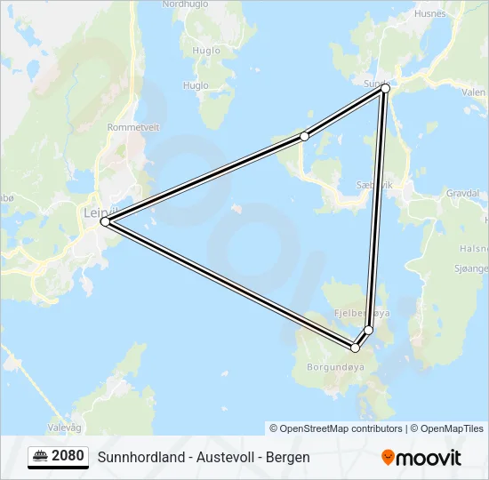 2080 Ferry Line Map