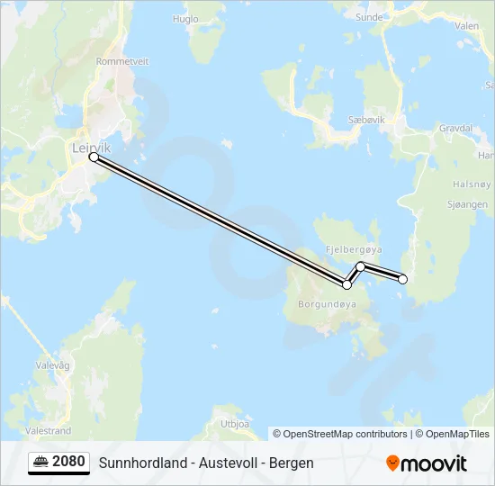 2080 Ferry Line Map