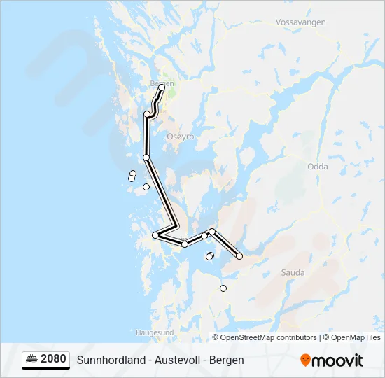 2080 Ferry Line Map