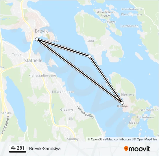 281 Ferry Line Map