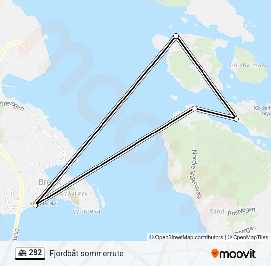 282 Ferry Line Map