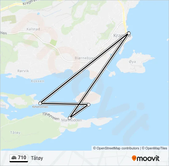 710 Ferry Line Map