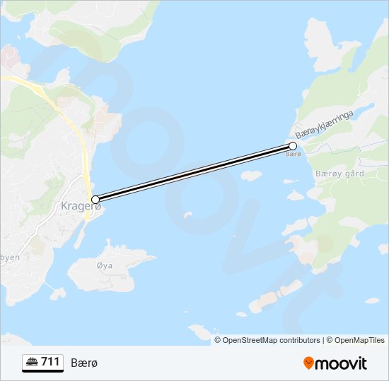 711 ferry Line Map