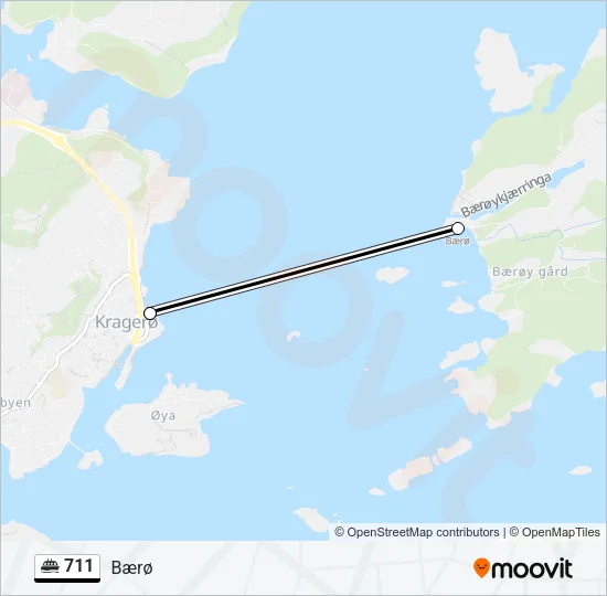 711 Ferry Line Map