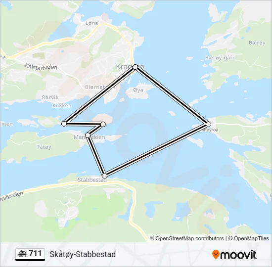 711 Ferry Line Map