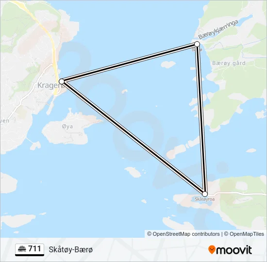 711 Ferry Line Map