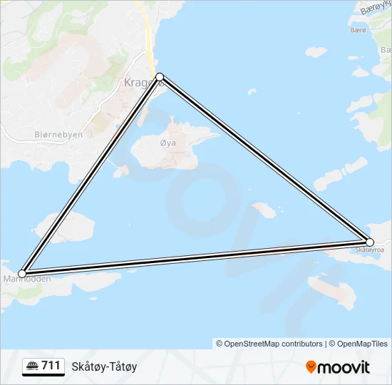 711 Ferry Line Map