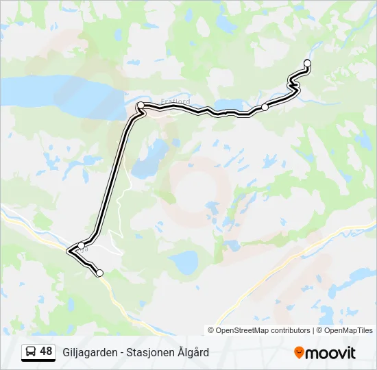 48 Bus Line Map
