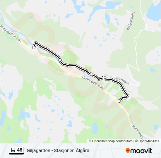 48 Bus Line Map