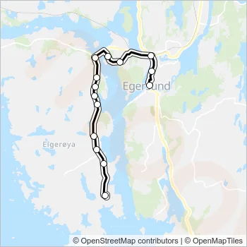 83 Bus Line Map