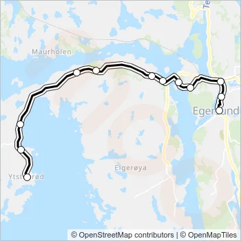 83 Bus Line Map