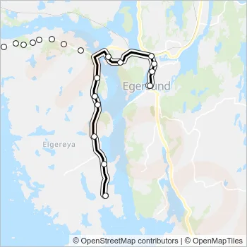 83 Bus Line Map