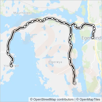 83 Bus Line Map