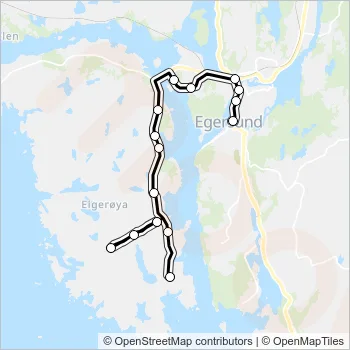 83 Bus Line Map