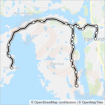 83 Bus Line Map
