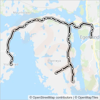 83 Bus Line Map