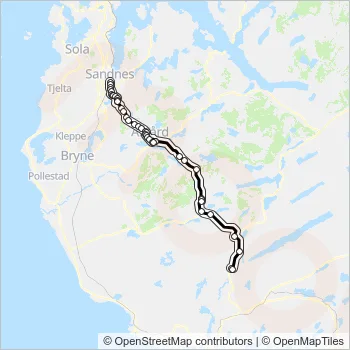 92 Bus Line Map