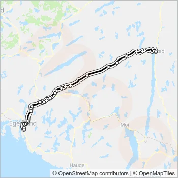 96 Bus Line Map