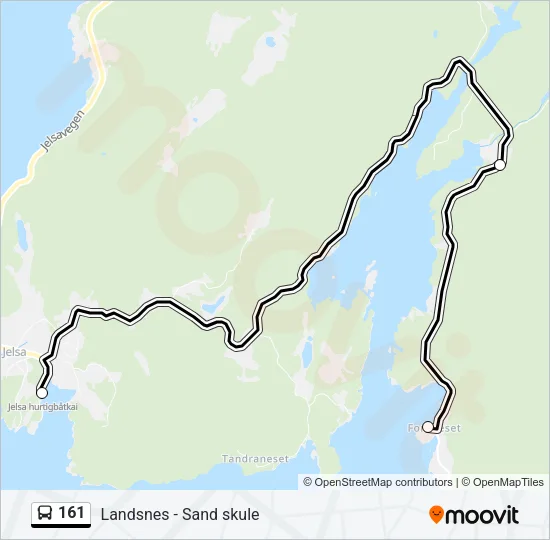 161 Bus Line Map
