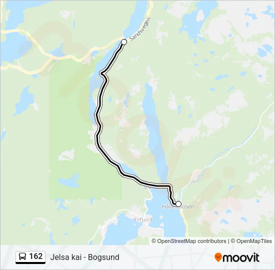 162 Bus Line Map