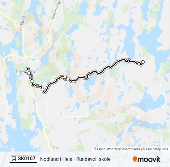 SK0107 Bus Line Map