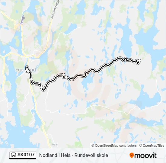 SK0107 Bus Line Map