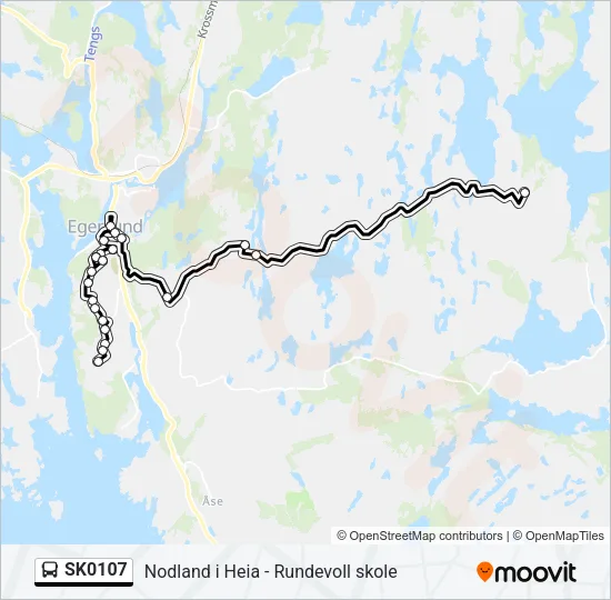 SK0107 Bus Line Map