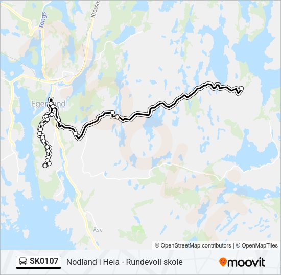 SK0107 Bus Line Map