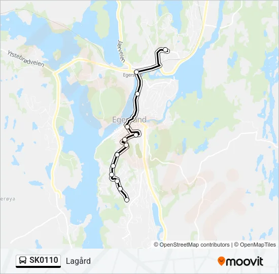 SK0110 Bus Line Map