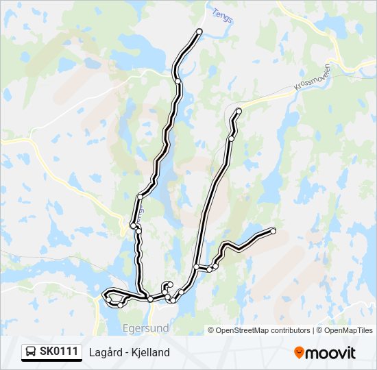 SK0111 Bus Line Map
