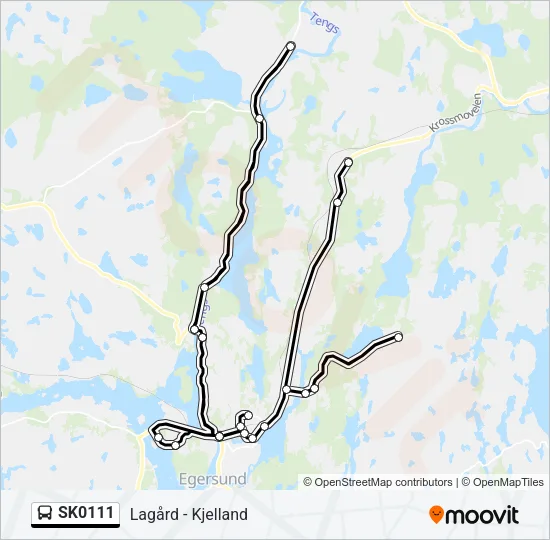 SK0111 Bus Line Map