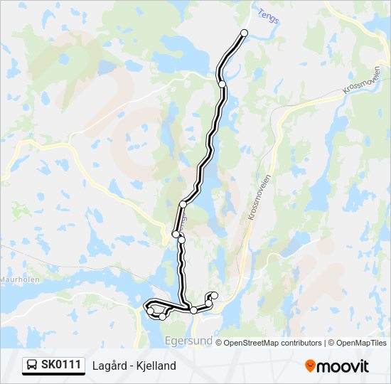 SK0111 Bus Line Map