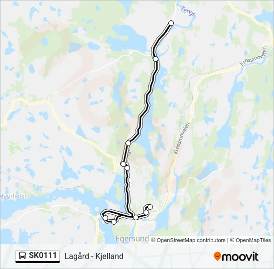 SK0111 Bus Line Map