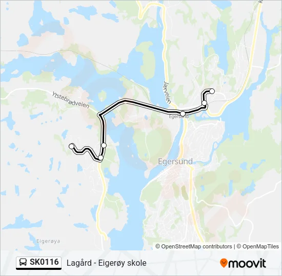SK0116 Bus Line Map