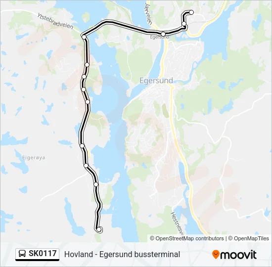 SK0117 Bus Line Map