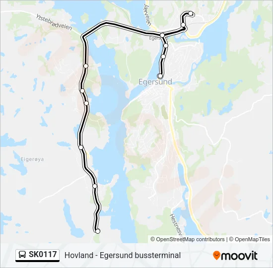 SK0117 Bus Line Map