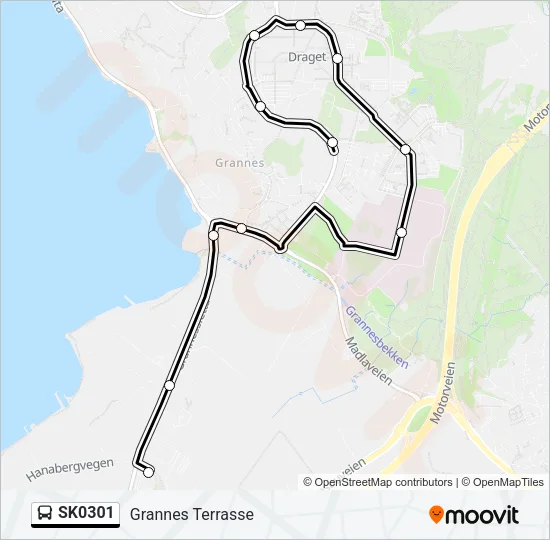 SK0301 Bus Line Map
