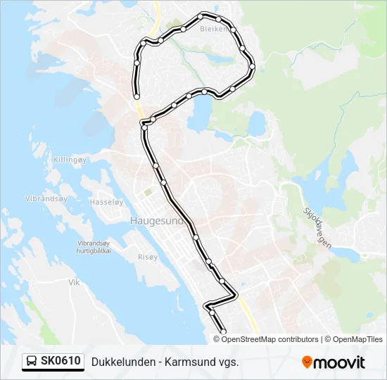 SK0610 Bus Line Map