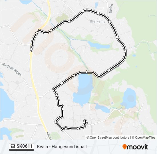 SK0611 Bus Line Map